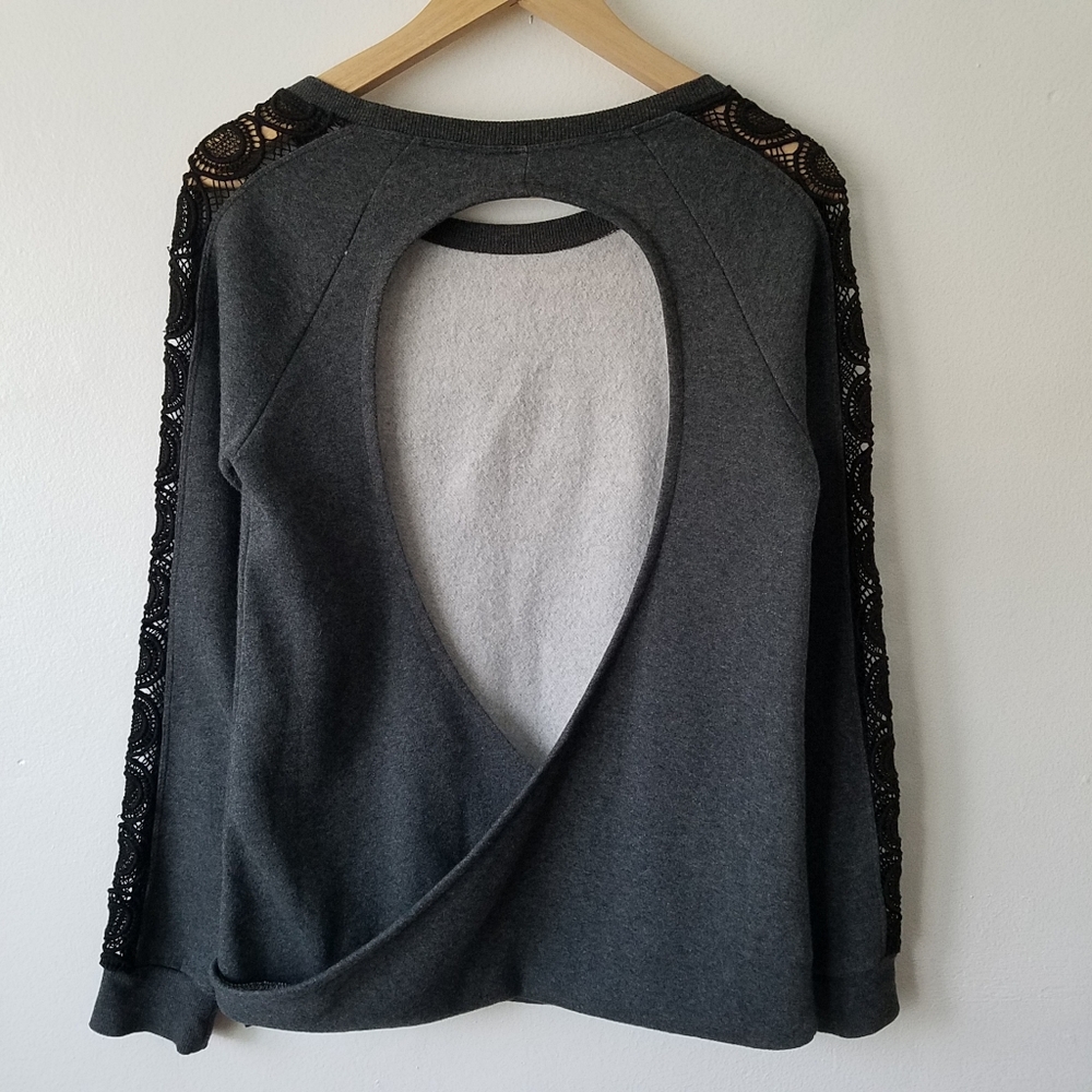 Open to Offers 😊 Fabletics Maura Open Back Sweatshirt Small - Picture 3 of 10
